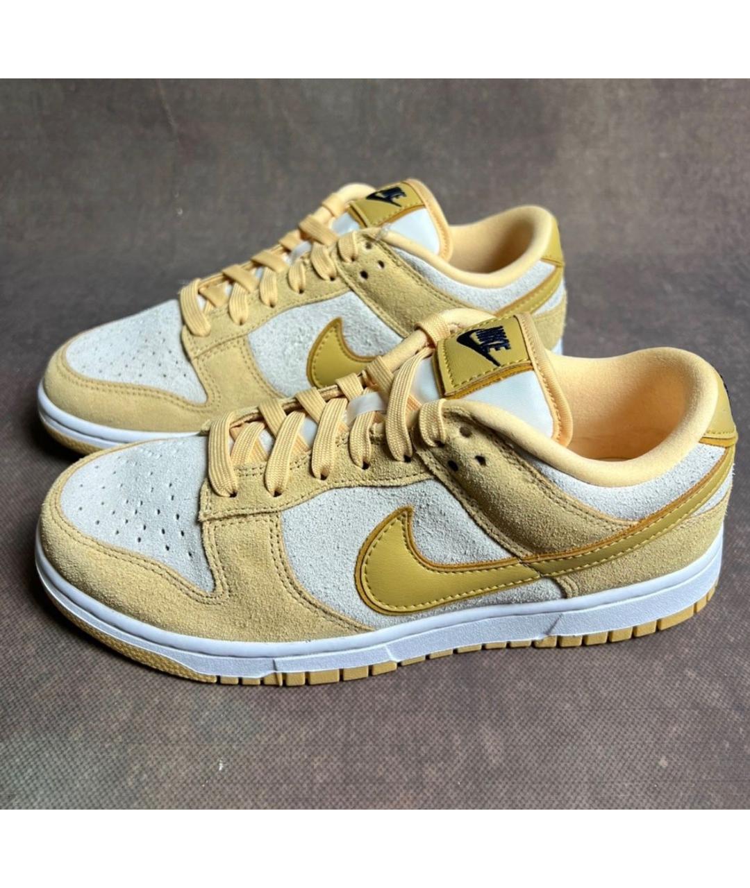 NIKE Желтые замшевые кроссовки, фото 2