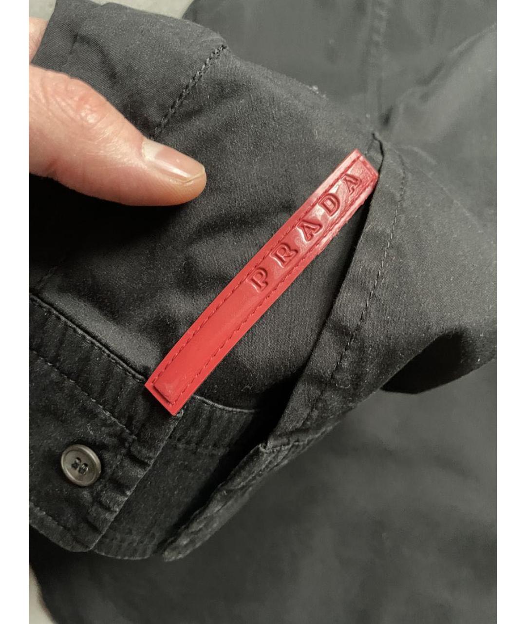 PRADA Черная кэжуал рубашка, фото 3