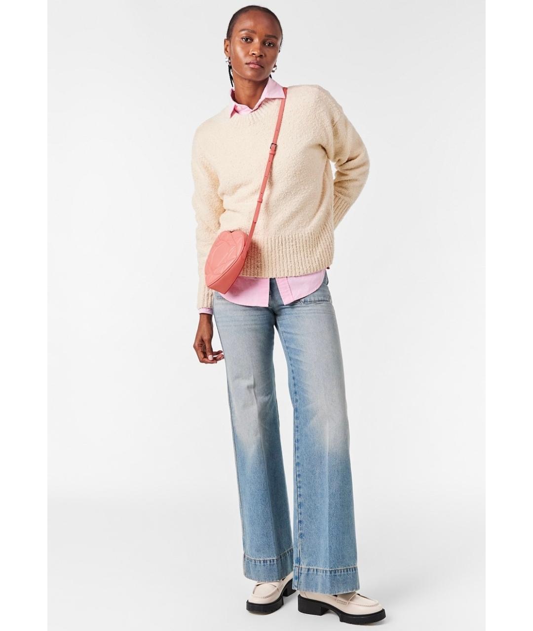 TIFFANY&CO Коралловая кожаная сумка через плечо, фото 4