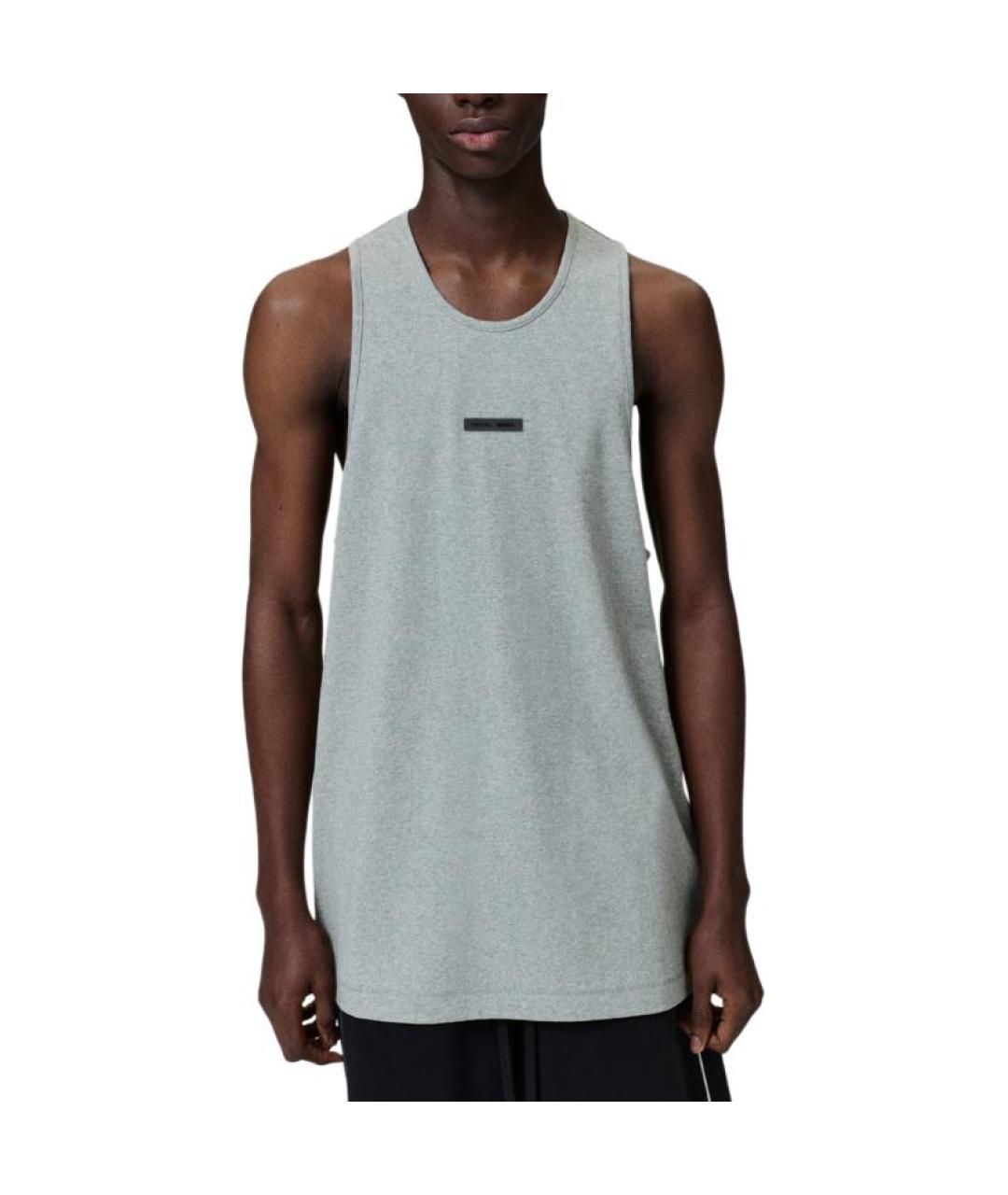 FEAR OF GOD ESSENTIALS Серая майка, фото 3