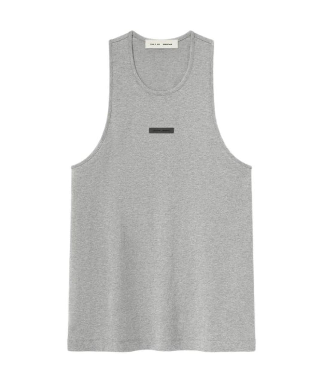 FEAR OF GOD ESSENTIALS Серая майка, фото 1