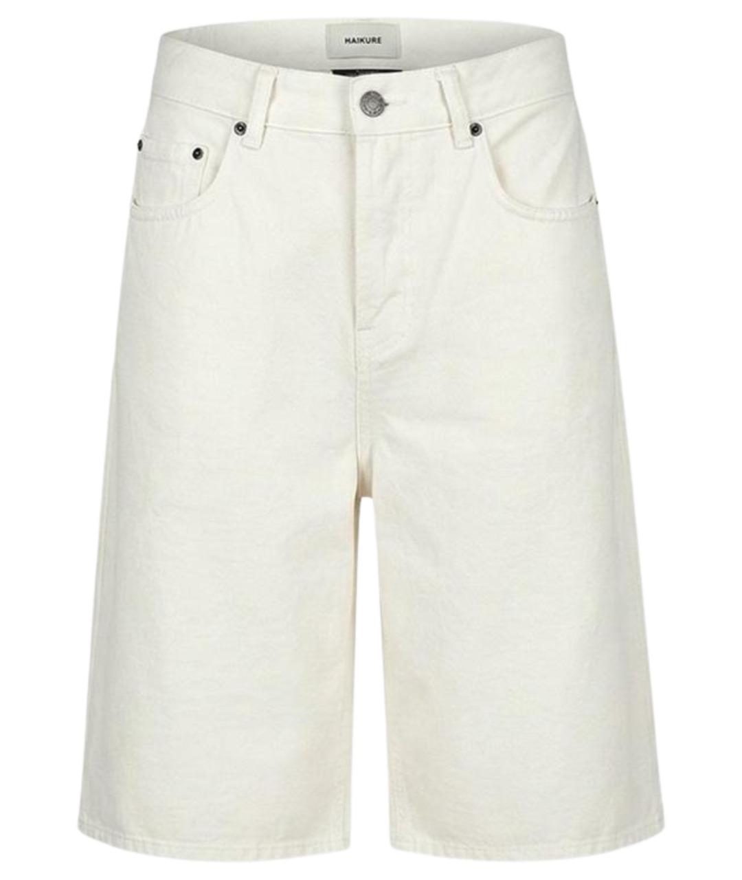 HAIKURE Белые хлопковые шорты, фото 1