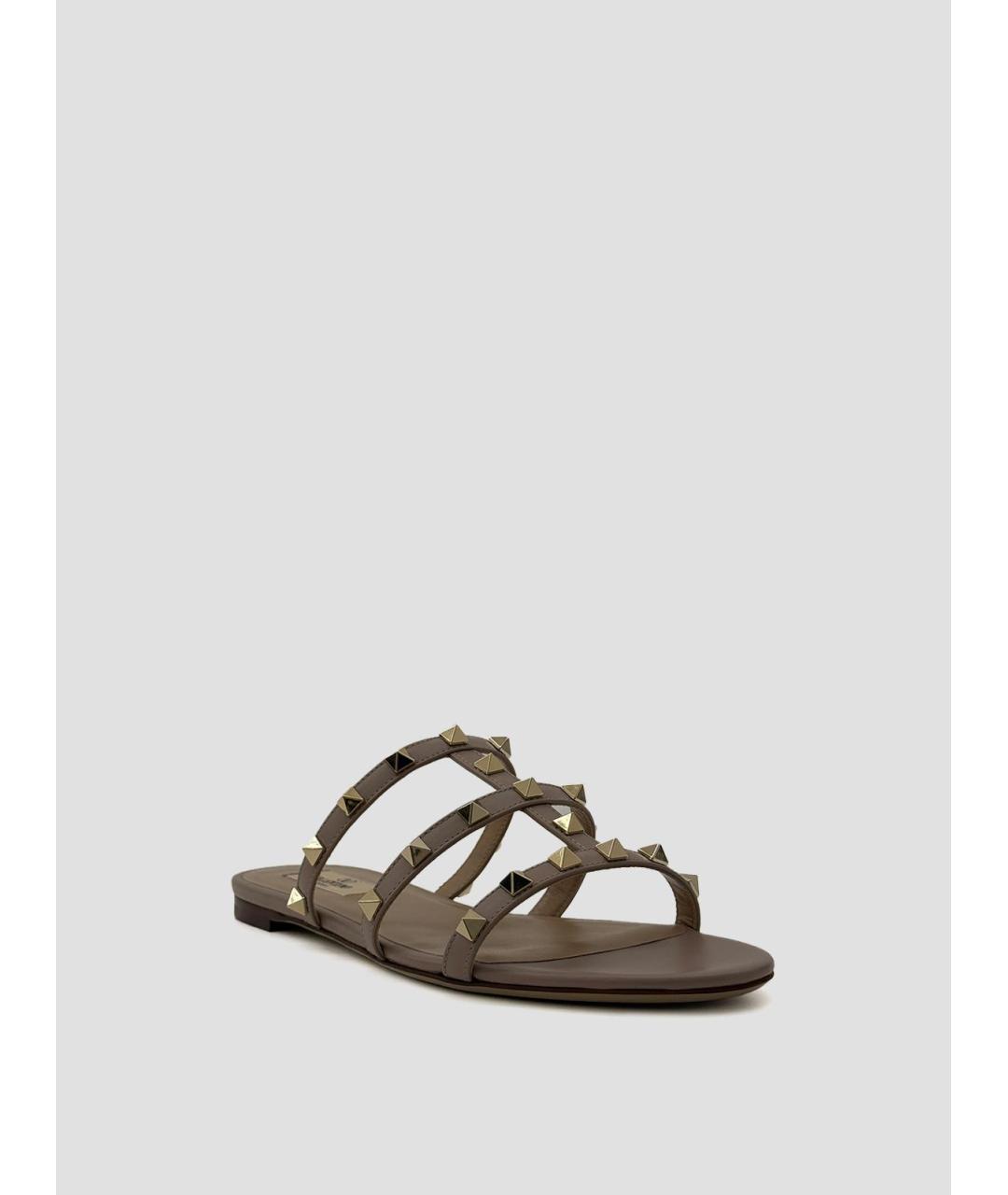 VALENTINO Кожаные шлепанцы, фото 2