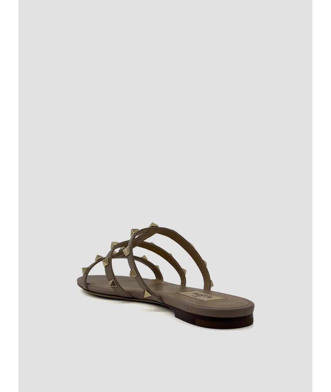 VALENTINO Кожаные шлепанцы, фото 3