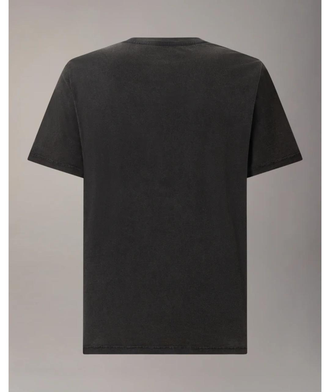 MOOSE KNUCKLES Черная хлопковая футболка, фото 2