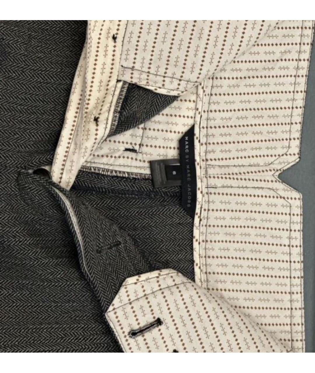 MARC BY MARC JACOBS Антрацитовые шерстяные шорты, фото 3