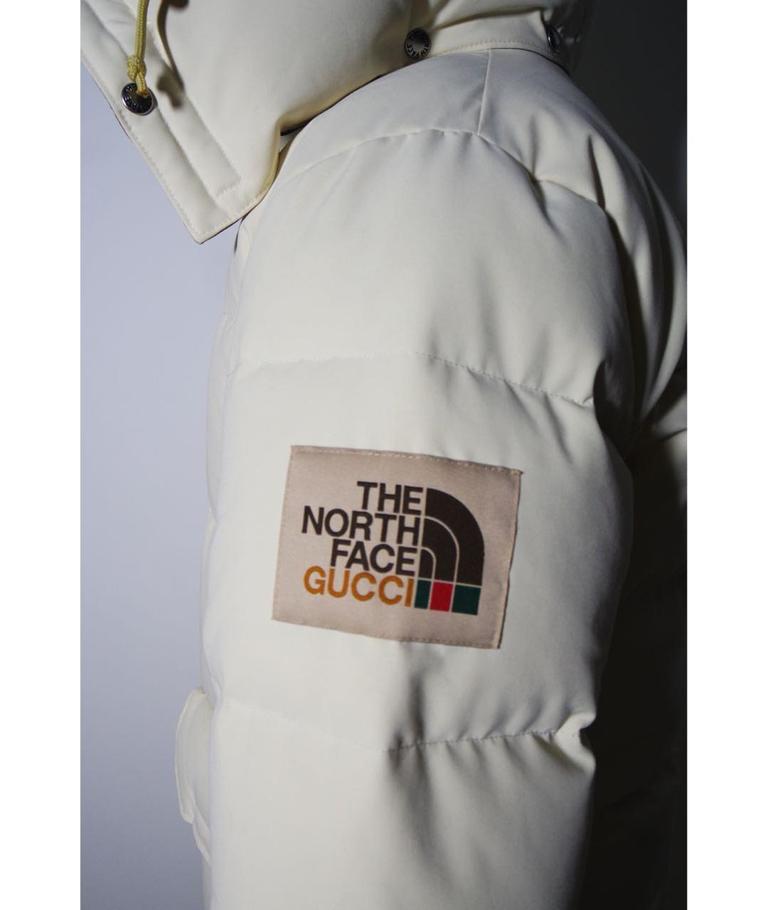 GUCCI Бежевая полиэстеровая куртка, фото 4