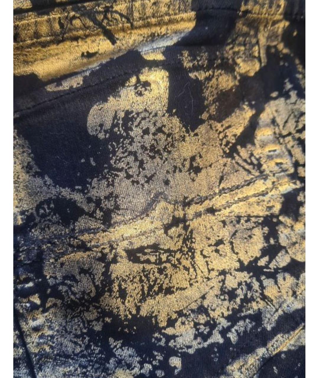 RALPH LAUREN Черные хлопко-полиэстеровые джинсы слим, фото 5