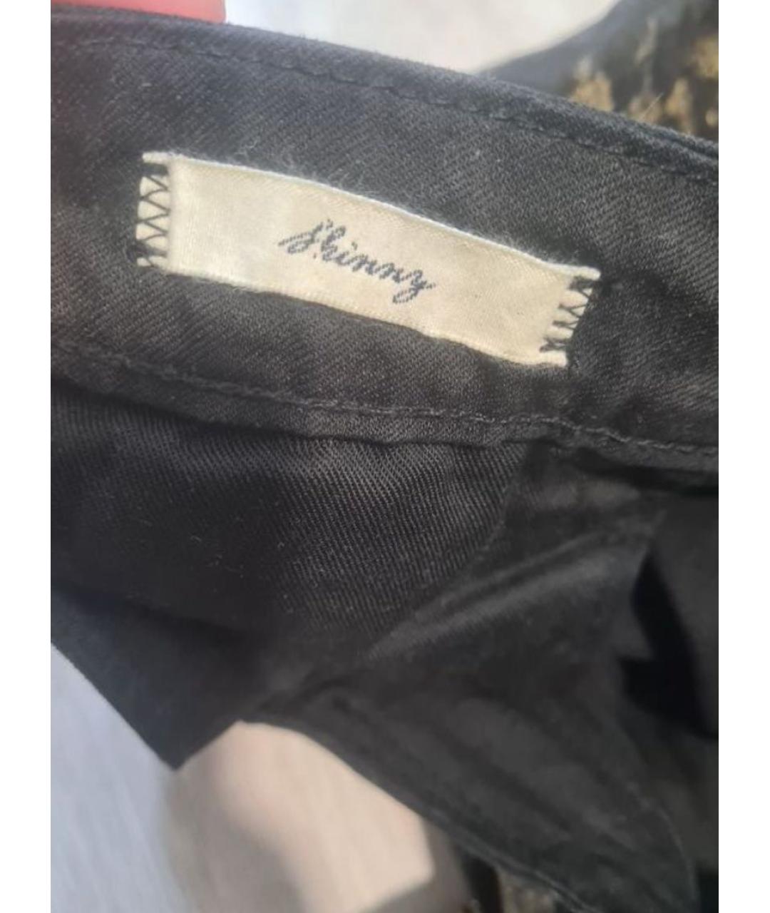 RALPH LAUREN Черные хлопко-полиэстеровые джинсы слим, фото 8