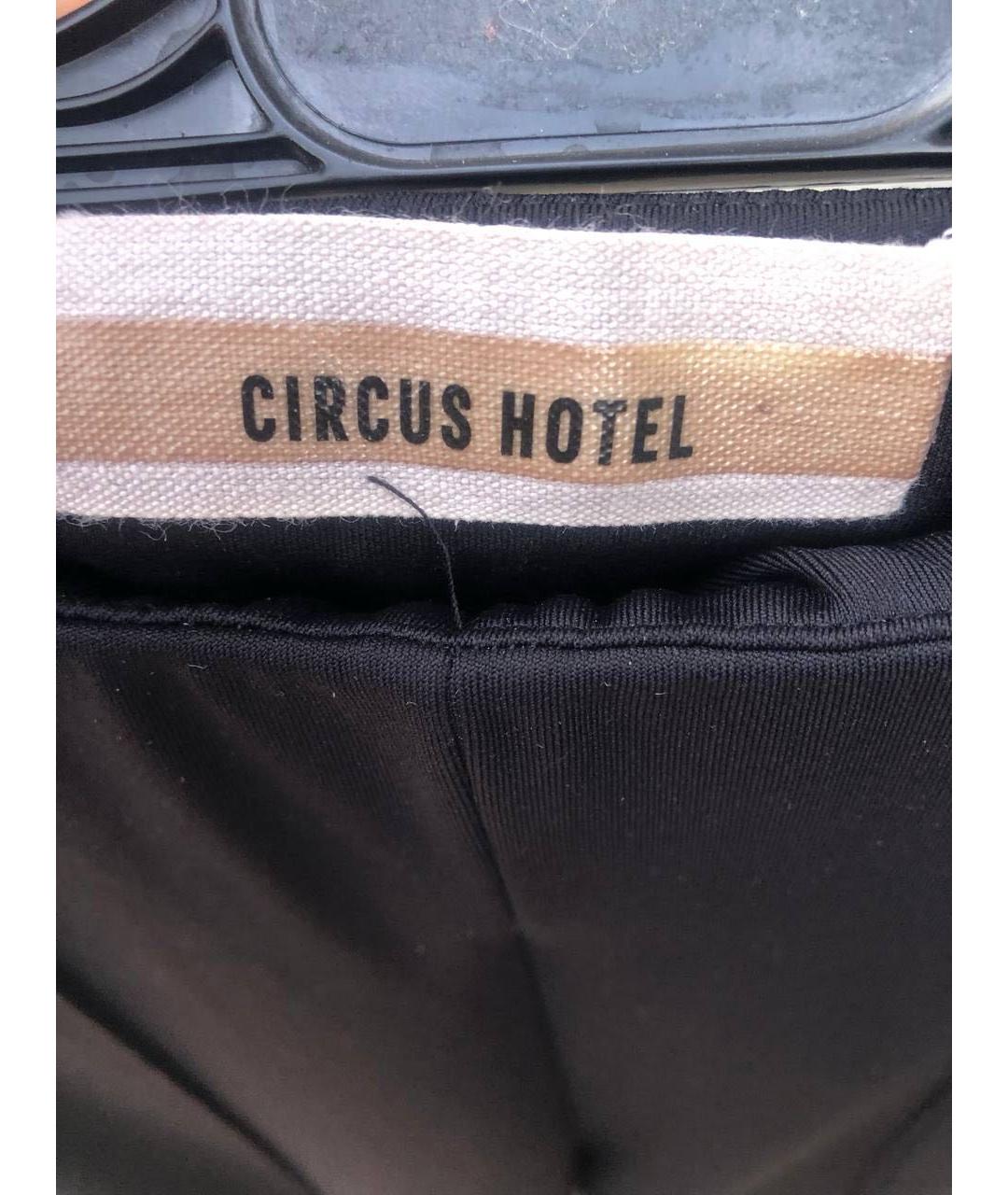 CIRCUS HOTEL Черные брюки узкие, фото 2