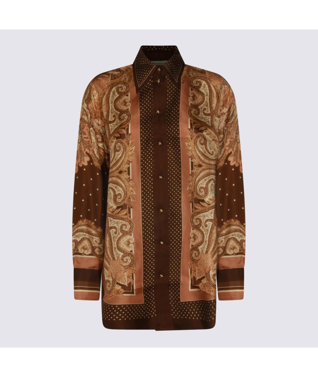 ZIMMERMANN Мульти шелковая рубашка, фото 5