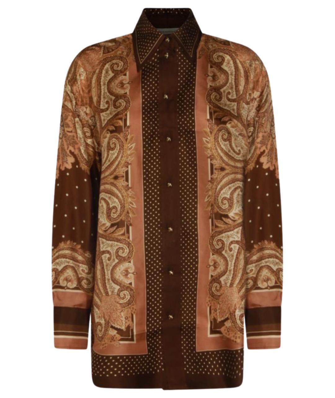 ZIMMERMANN Мульти шелковая рубашка, фото 1
