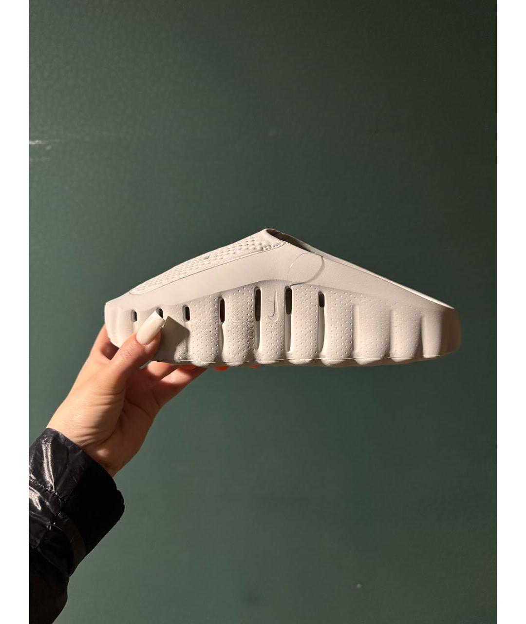 NIKE Серые шлепанцы, фото 3