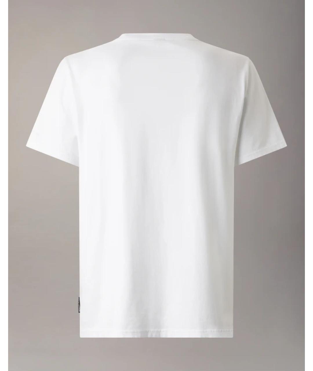 MOOSE KNUCKLES Белая хлопковая футболка, фото 2