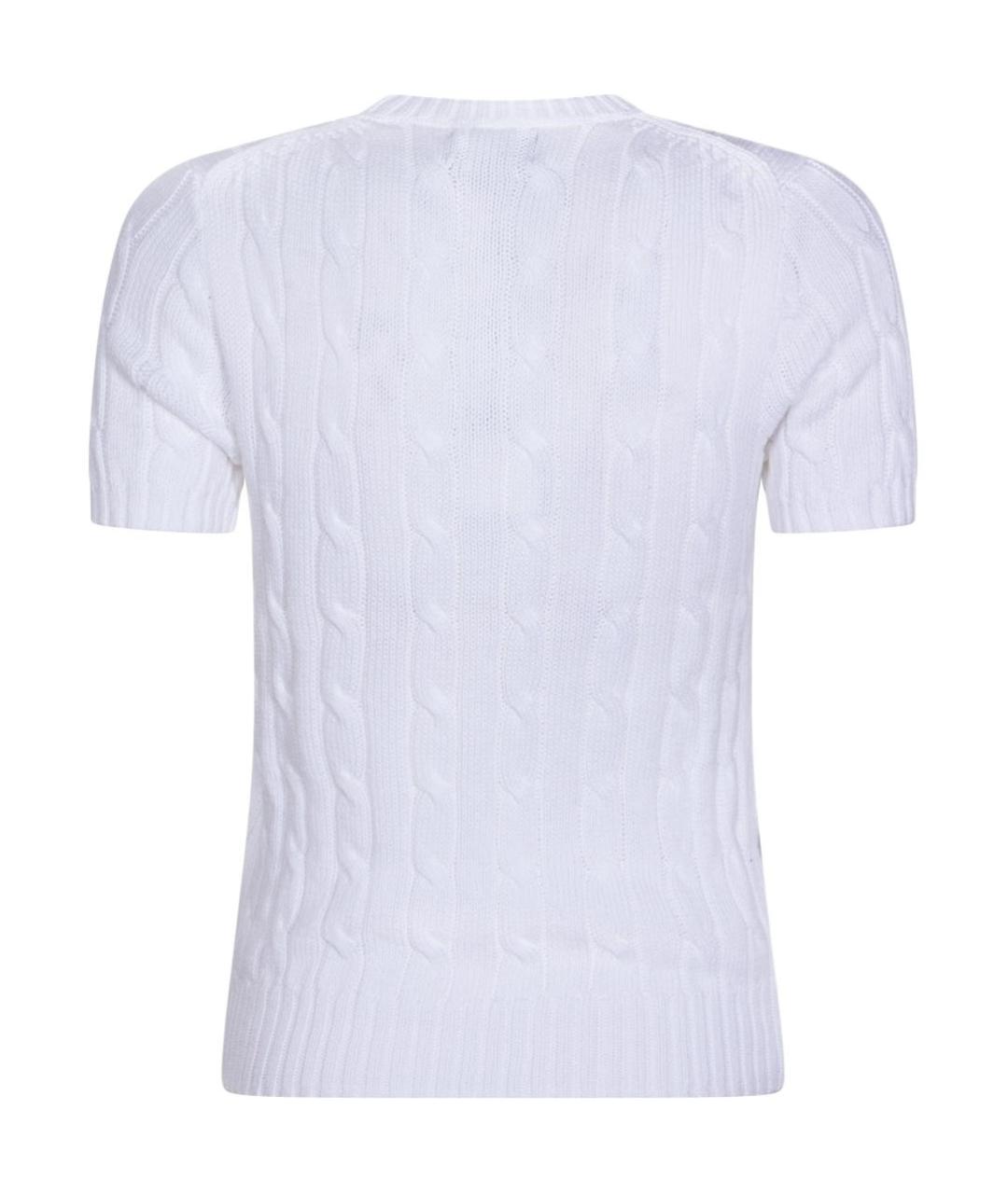 POLO RALPH LAUREN Белый джемпер / свитер, фото 2