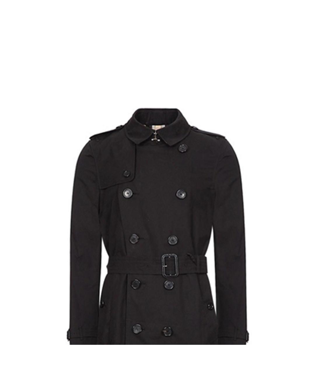 BURBERRY Черный тренч / плащ, фото 4
