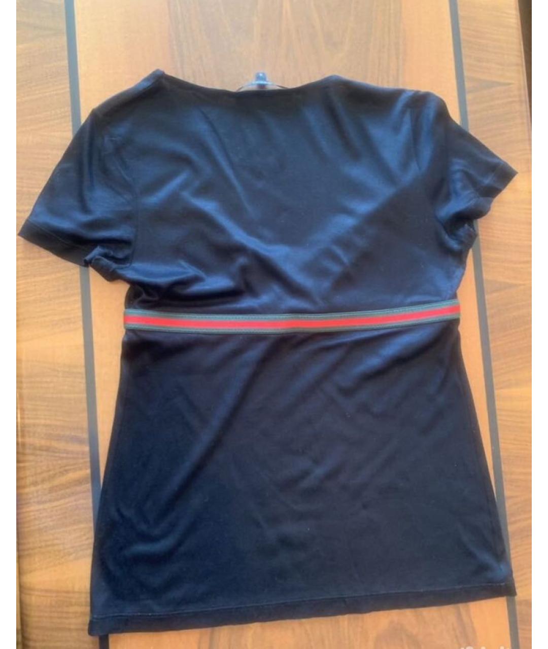 GUCCI Черная футболка, фото 2