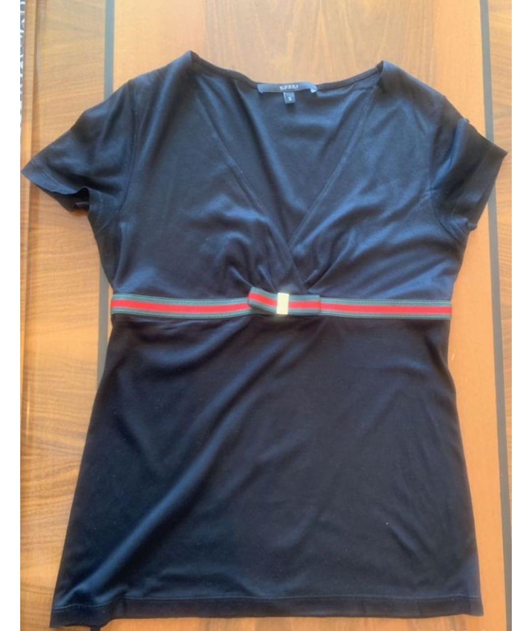 GUCCI Черная футболка, фото 5