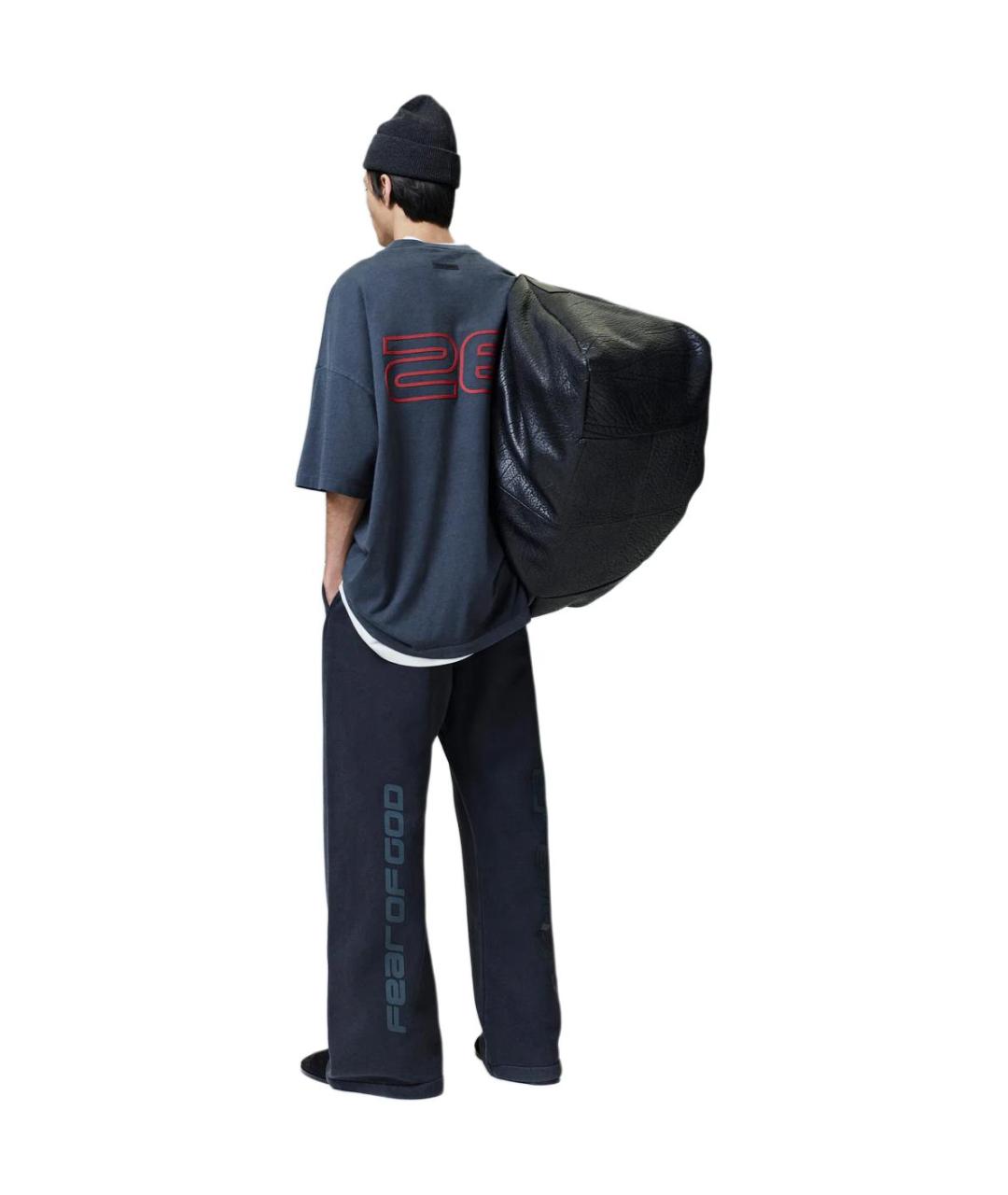 FEAR OF GOD ESSENTIALS Серая футболка, фото 4