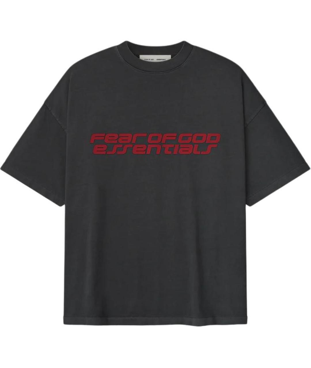 FEAR OF GOD ESSENTIALS Серая футболка, фото 1