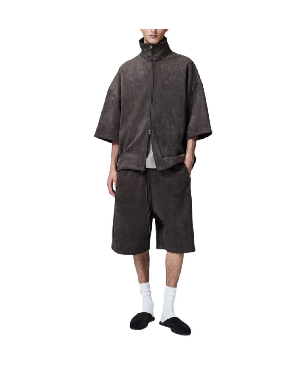FEAR OF GOD ESSENTIALS Коричневая куртка, фото 3