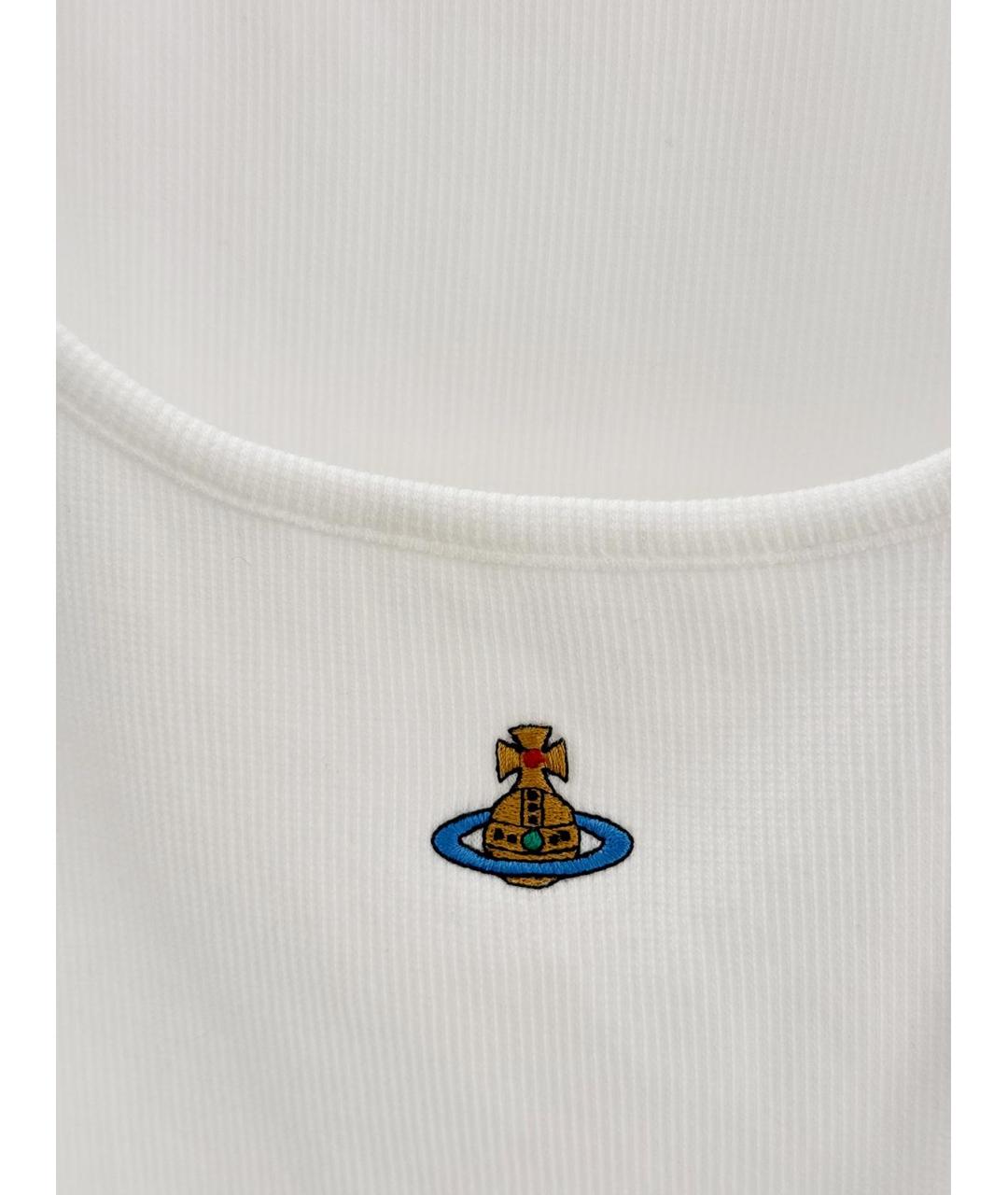 VIVIENNE WESTWOOD Белая майка, фото 3