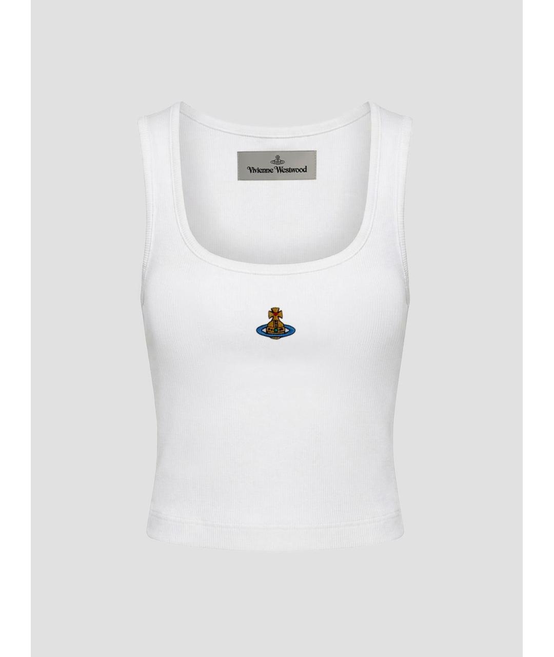 VIVIENNE WESTWOOD Белая майка, фото 4