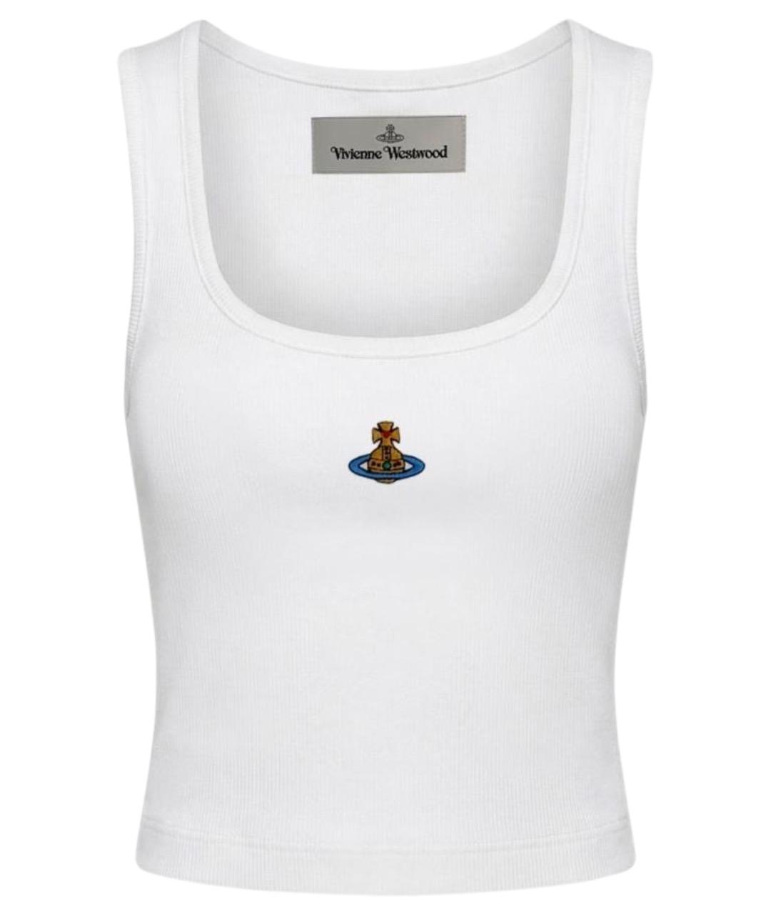 VIVIENNE WESTWOOD Белая майка, фото 1