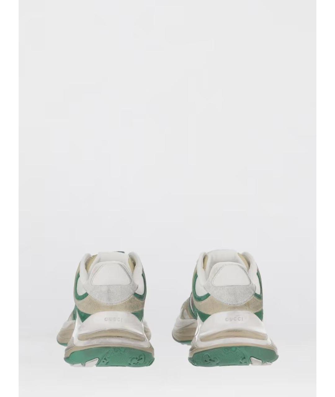 GUCCI Кожаные низкие кроссовки / кеды, фото 3