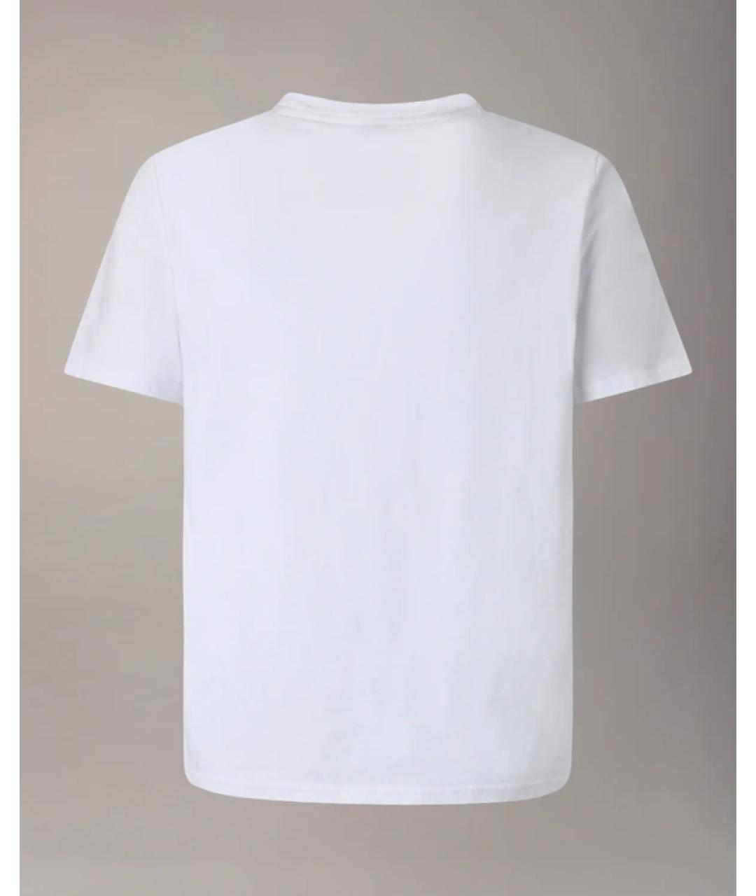 MOOSE KNUCKLES Белая хлопковая футболка, фото 2