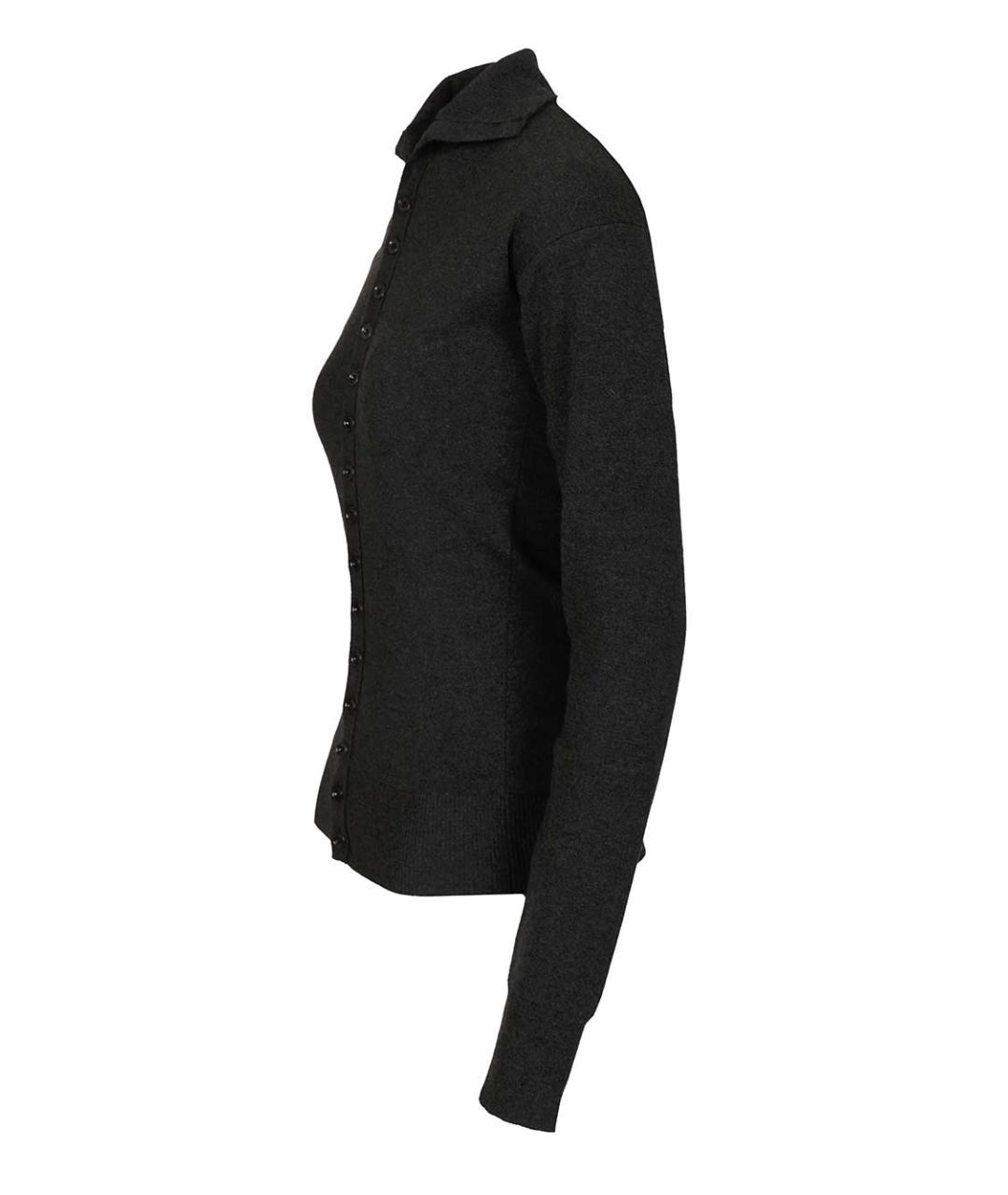 LEMAIRE Антрацитовый шерстяной кардиган, фото 3