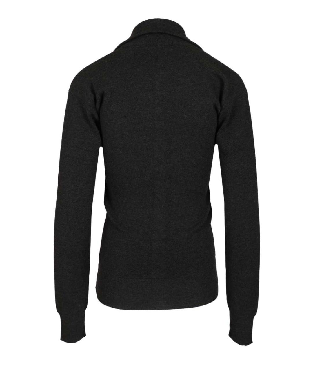 LEMAIRE Антрацитовый шерстяной кардиган, фото 2