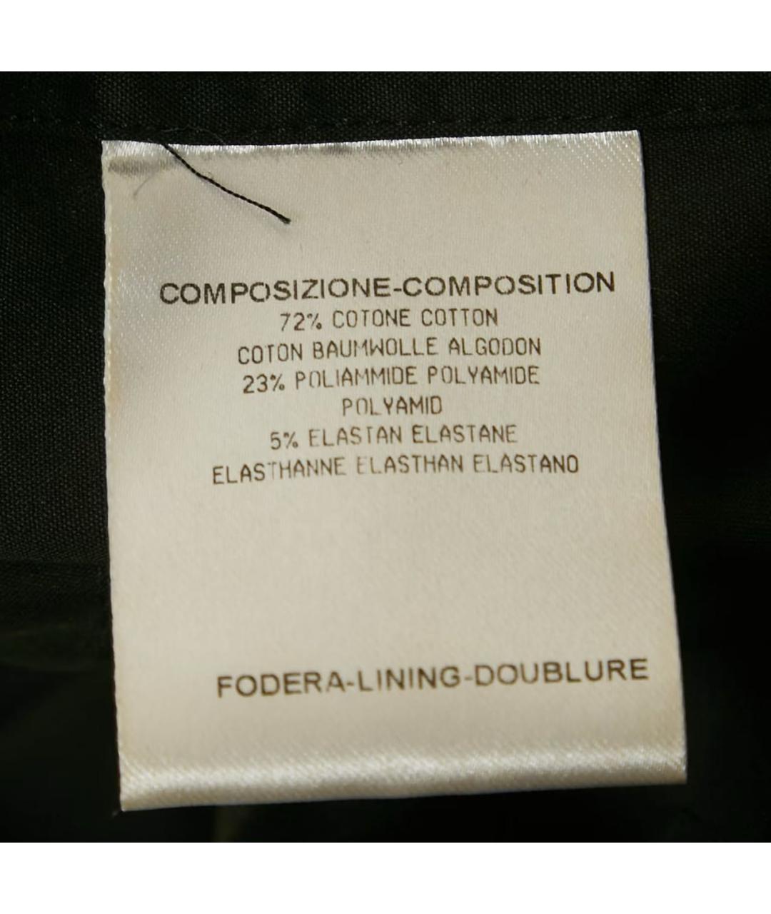 GUCCI Черная хлопко-эластановая рубашка, фото 7