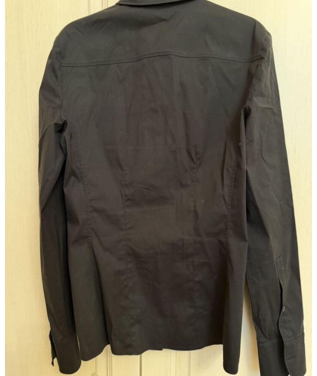 GUCCI Черная хлопко-эластановая рубашка, фото 5