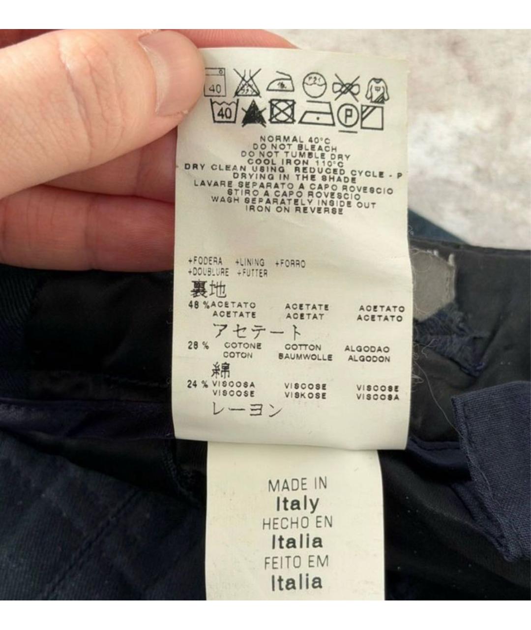 ALEXANDER MCQUEEN Хаки хлопковые прямые брюки, фото 7