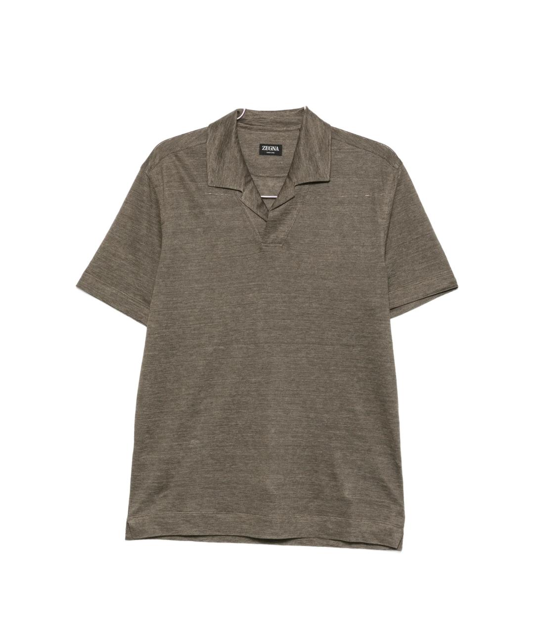 ZEGNA Зеленая футболка, фото 1