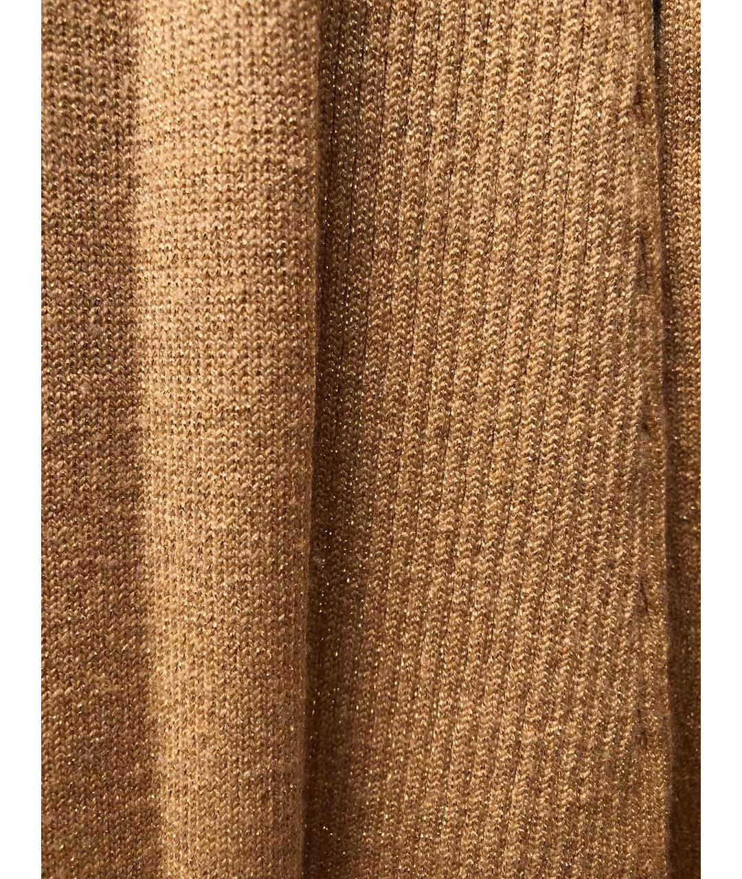 LIU JO Бежевое полиамидовое повседневное платье, фото 5