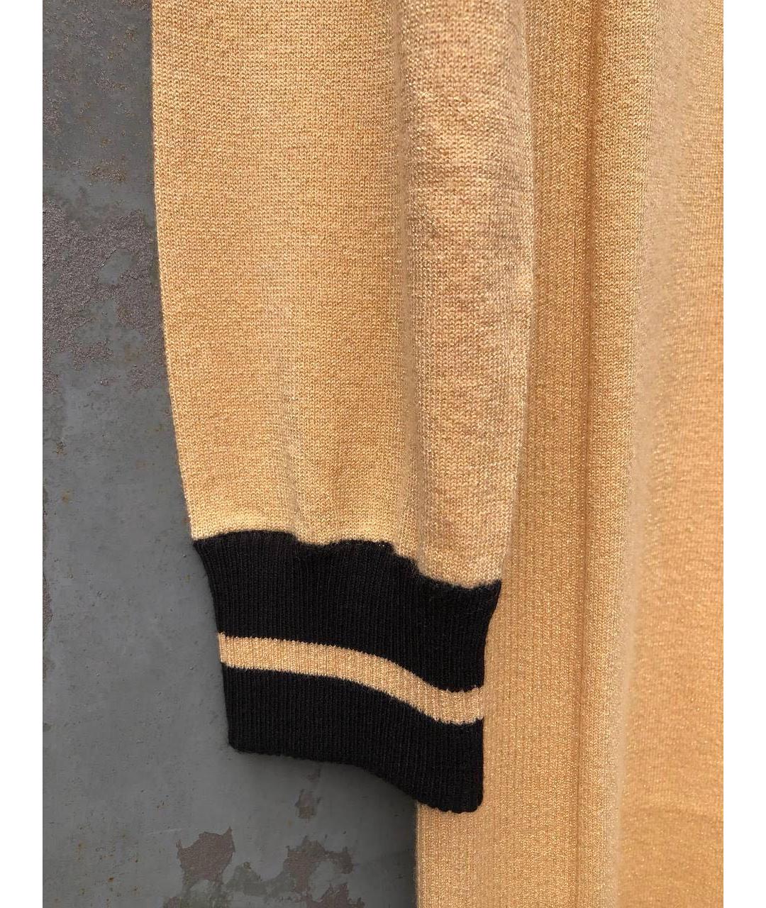 LIU JO Бежевое полиамидовое повседневное платье, фото 6