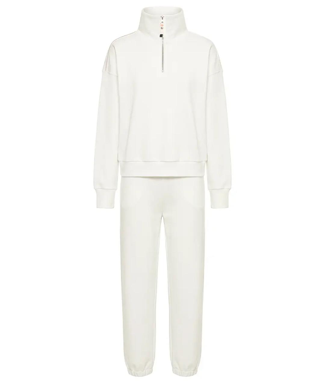 PARAJUMPERS Белый хлопковый костюм с брюками, фото 1
