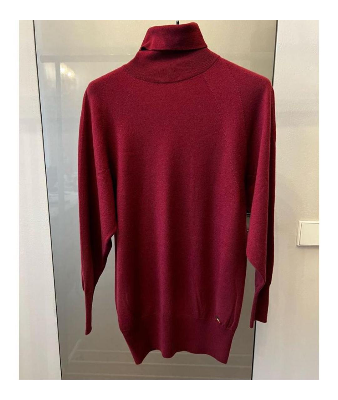 GUCCI Бордовая шерстяная водолазка, фото 2