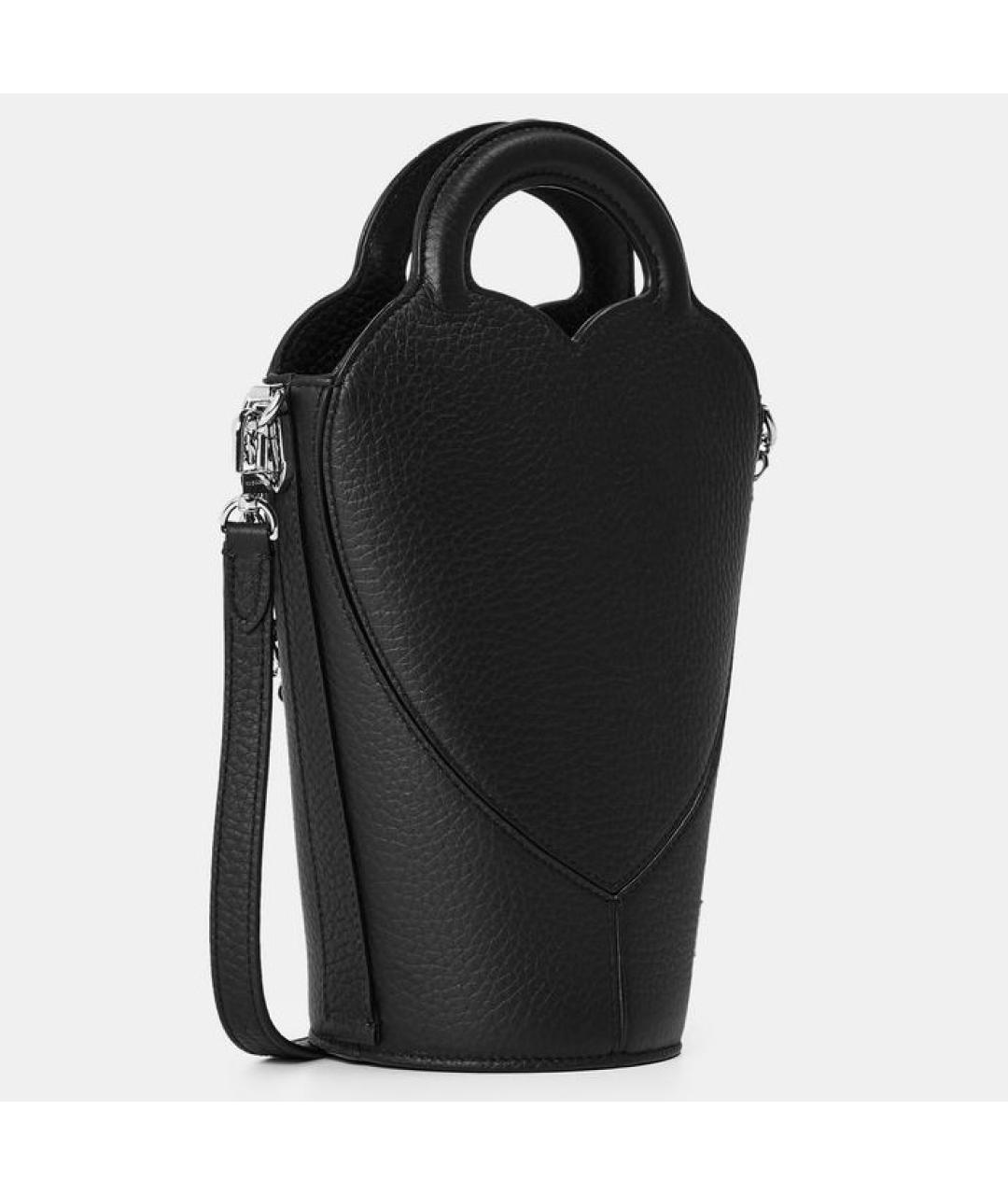 TIFFANY&CO Черная кожаная сумка через плечо, фото 2