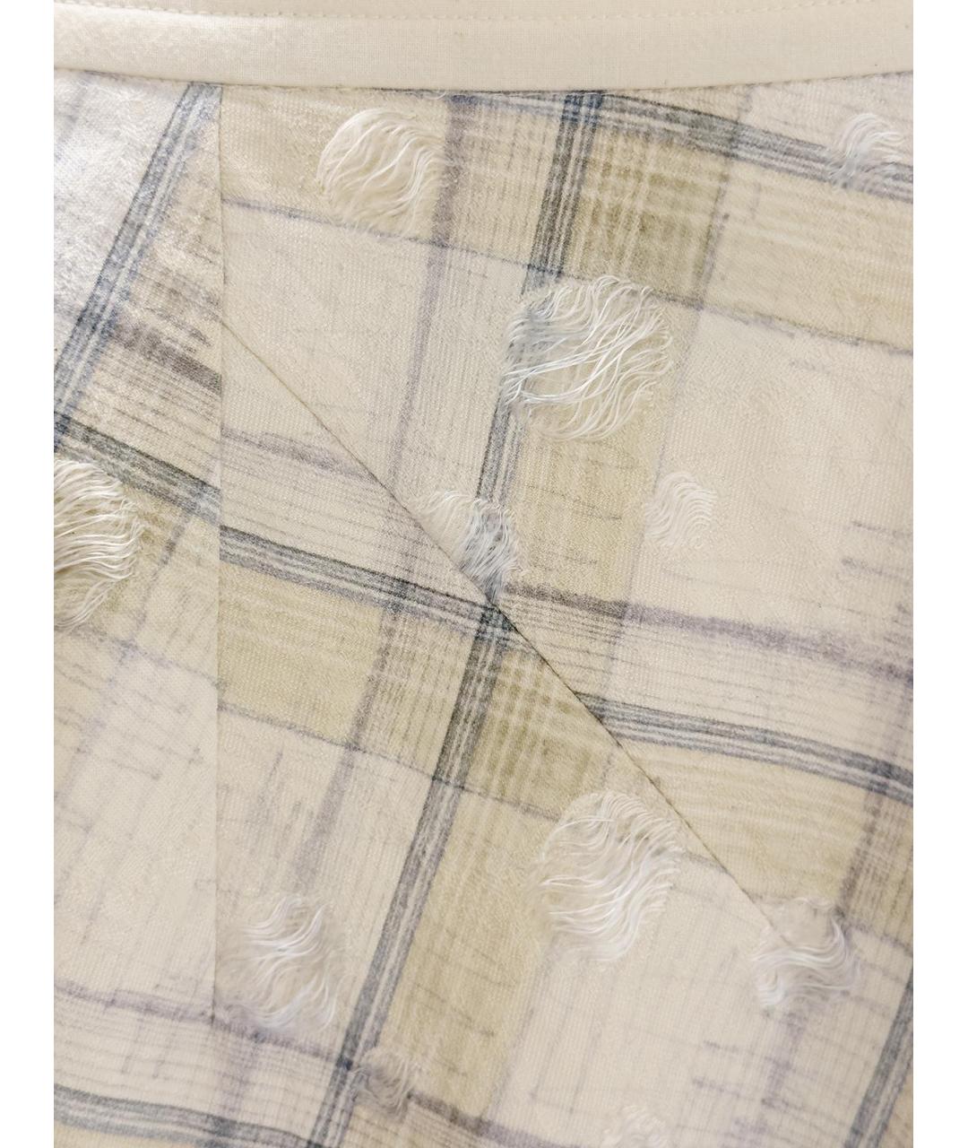 VIVIENNE WESTWOOD Бежевая хлопковая юбка миди, фото 3
