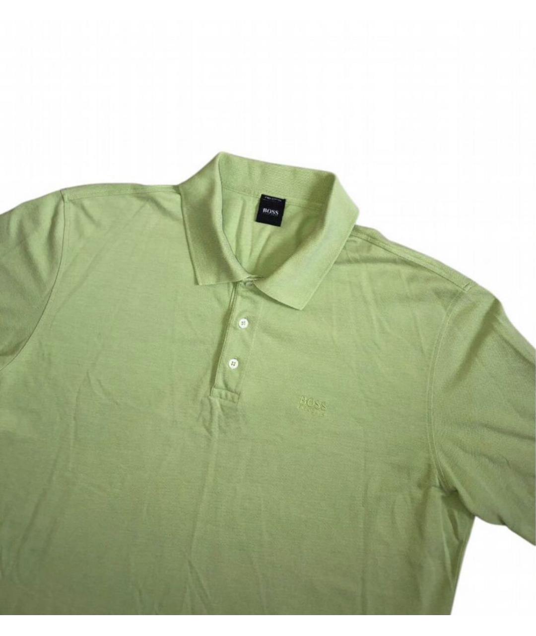 HUGO BOSS Хлопковое поло с коротким рукавом, фото 2