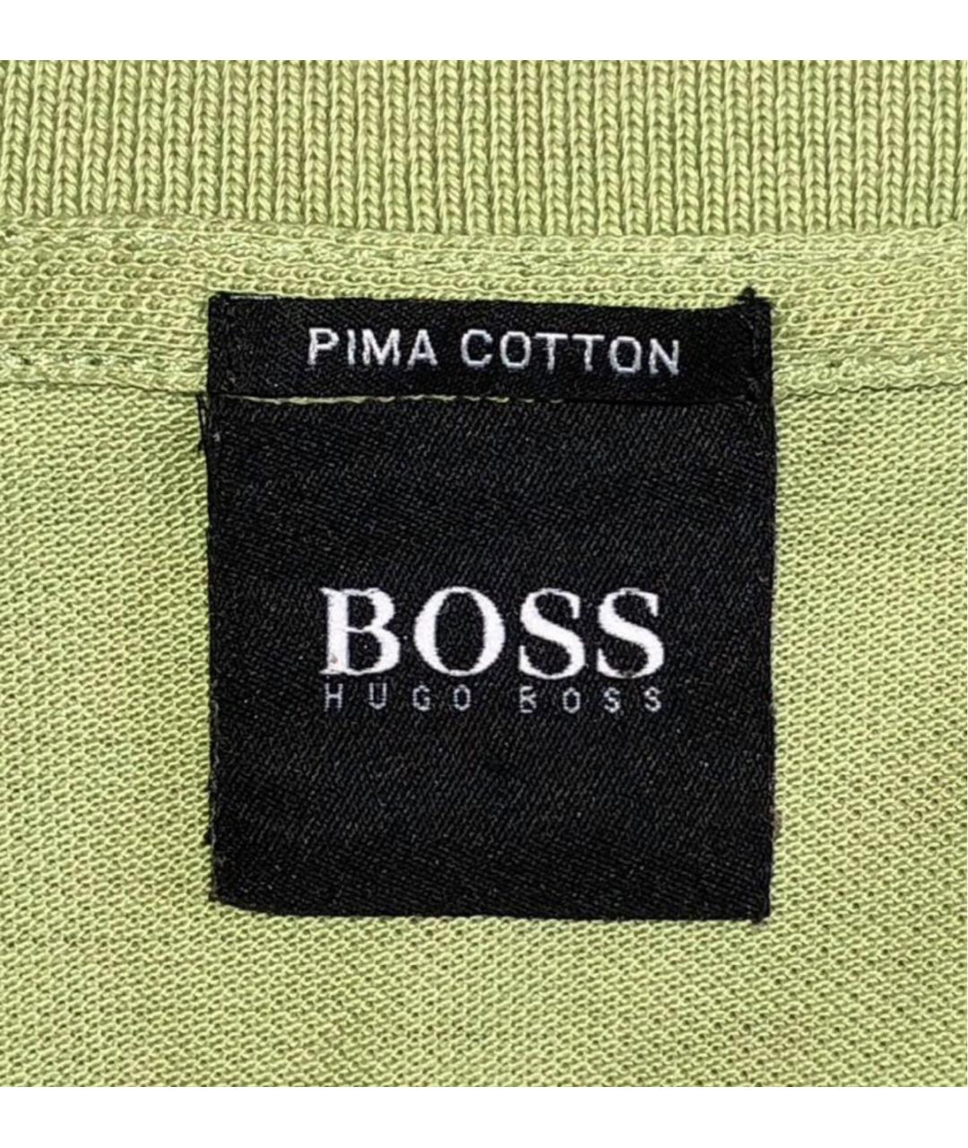 HUGO BOSS Хлопковое поло с коротким рукавом, фото 3