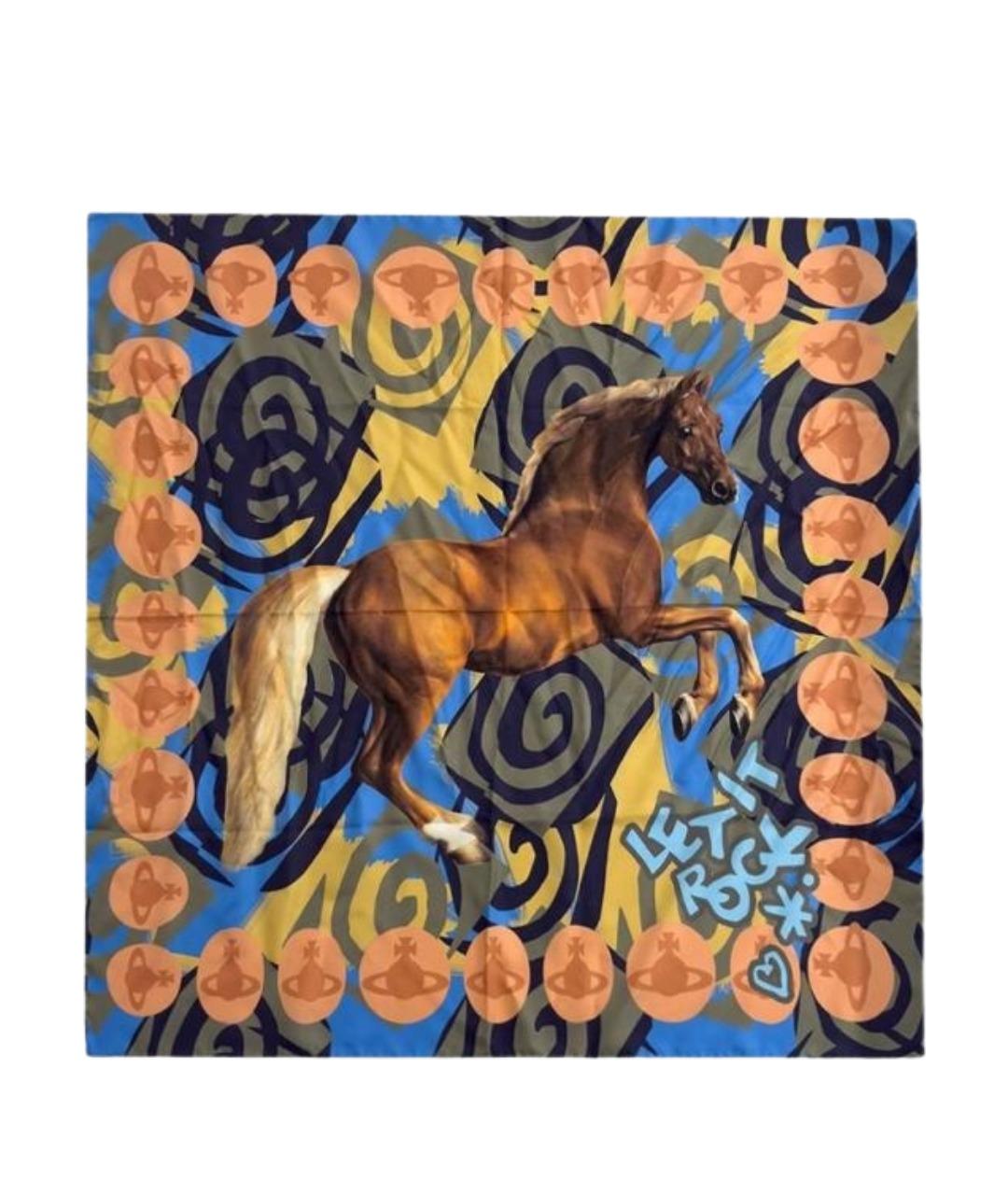 VIVIENNE WESTWOOD Мульти шелковый шарф, фото 1