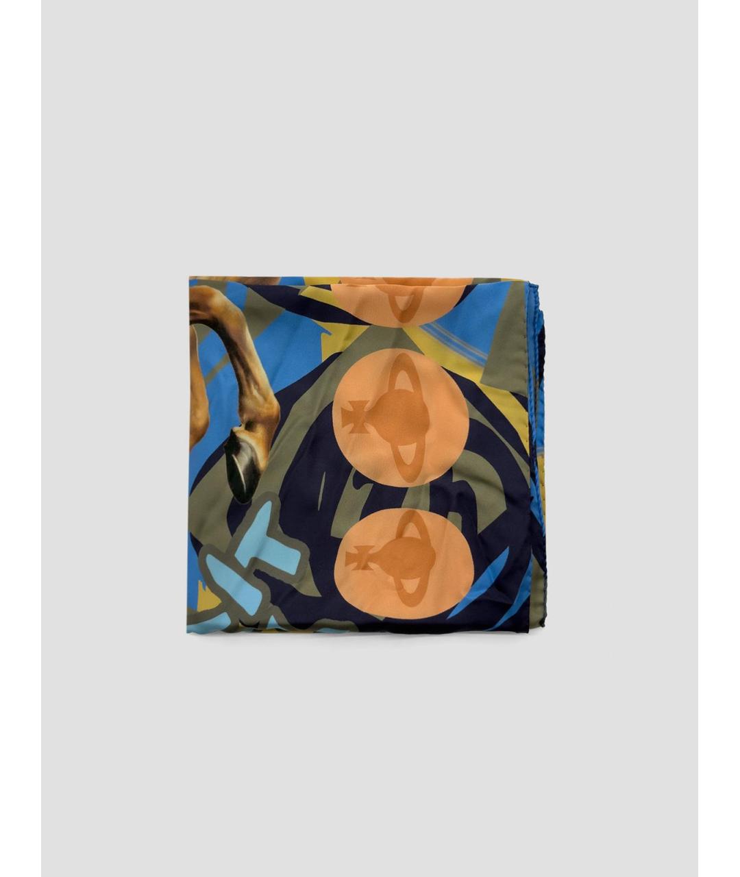 VIVIENNE WESTWOOD Мульти шелковый шарф, фото 2