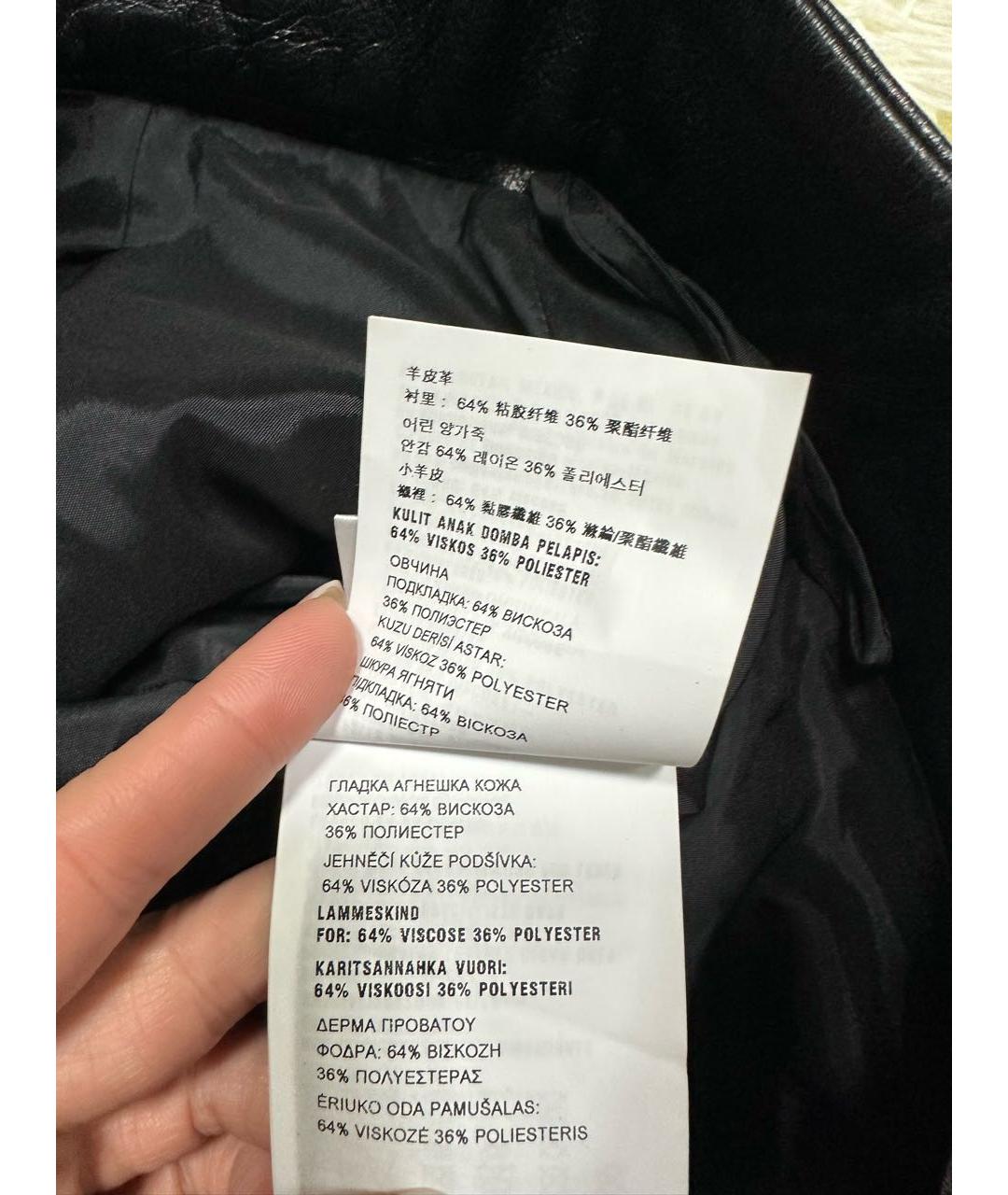 MIU MIU Черные кожаные шорты, фото 7