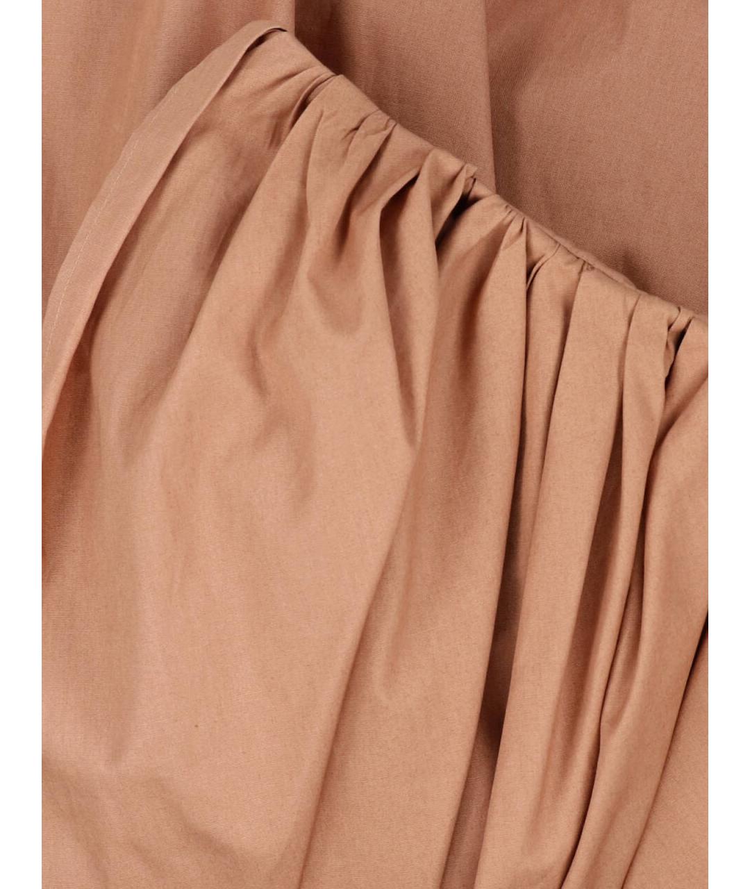 CHLOE Розовая хлопковая юбка миди, фото 5