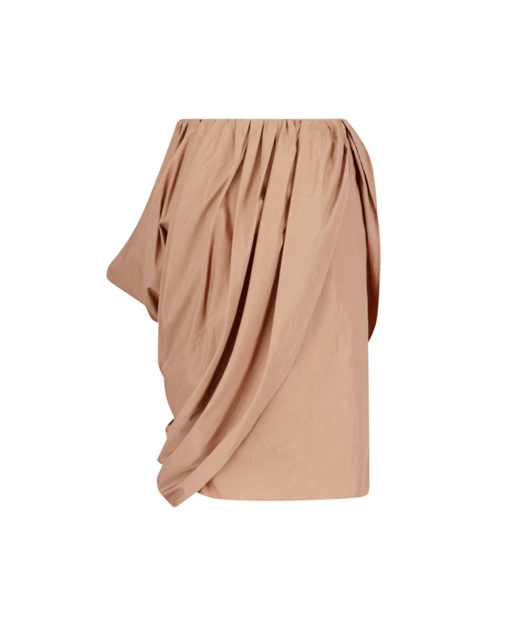 CHLOE Розовая хлопковая юбка миди, фото 2