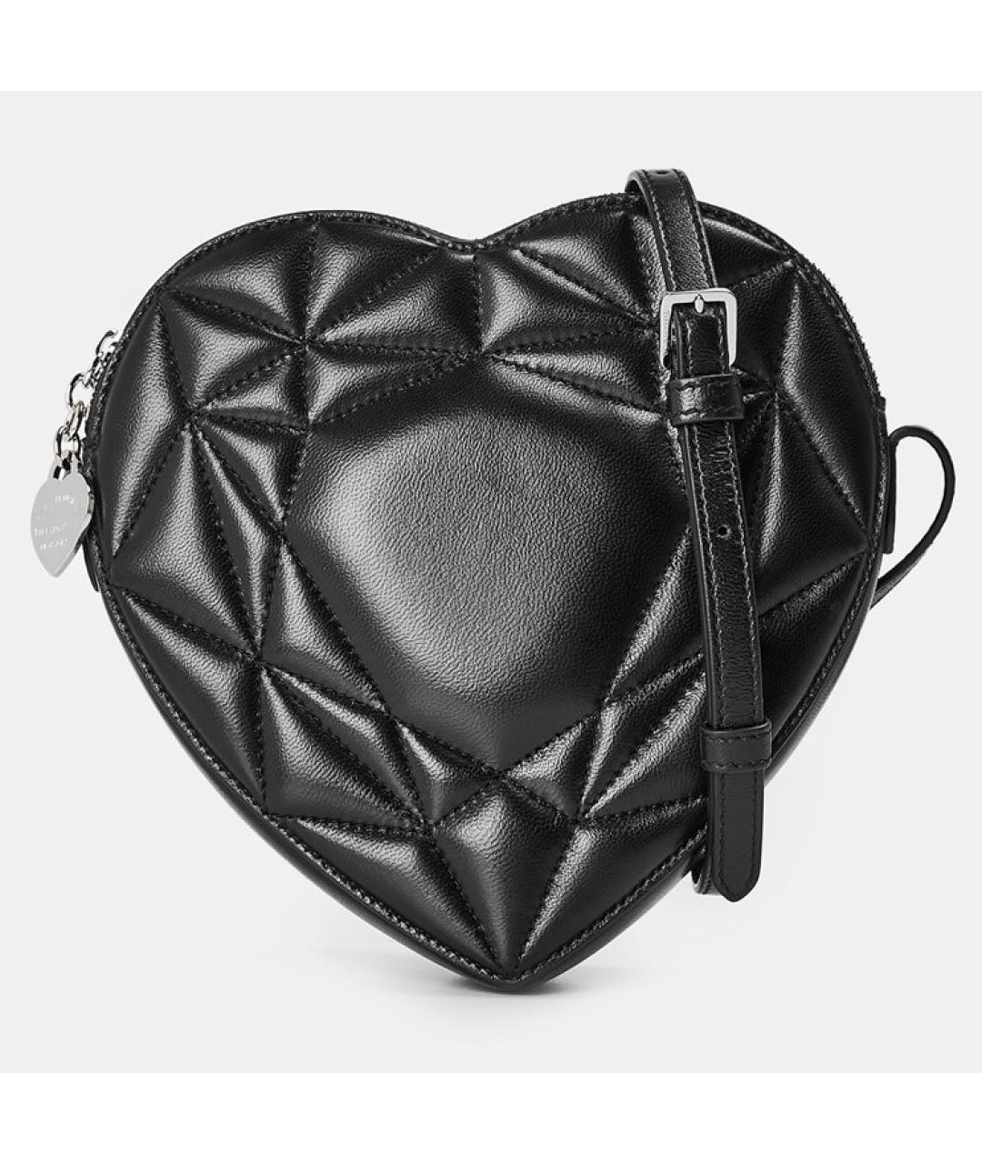 TIFFANY&CO Черная кожаная сумка через плечо, фото 5